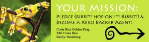 Kickstart Xeko today and help save endangered species.